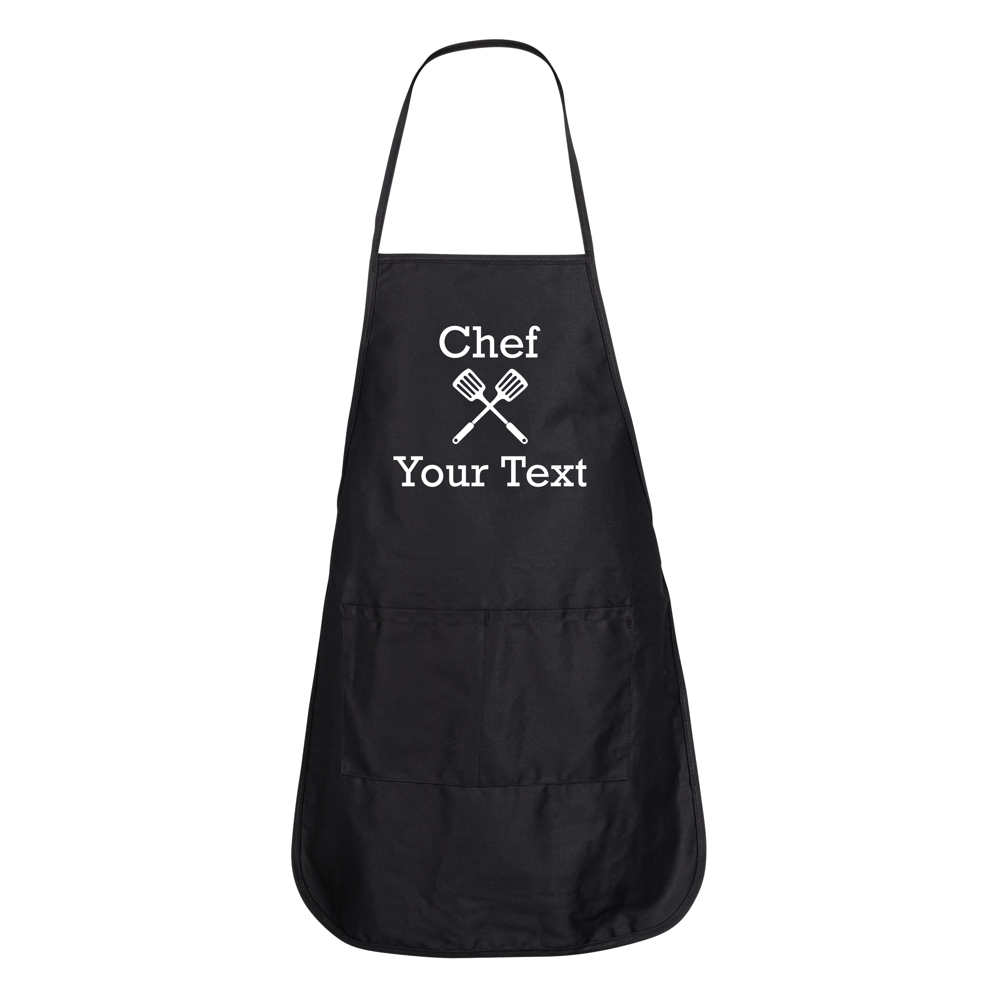 Custom Chef Apron Black